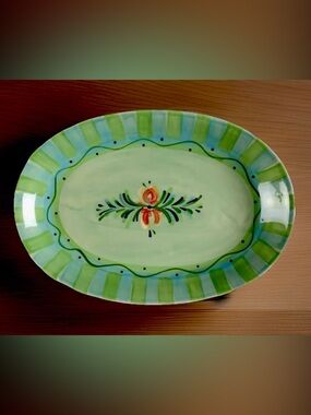 SLAH Provence by Gail Pittman 14" Oval Serving Platter #40331-Discontinued Piece